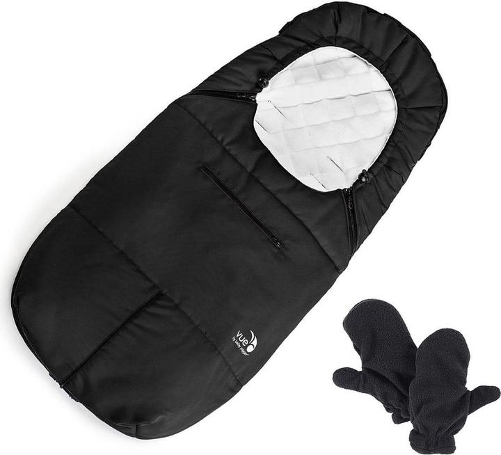 Baby Jogger - sacco a pelo caldo per sedia a rotelle nero
