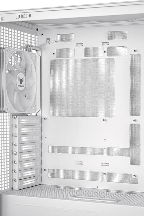 Actual product image ASUS TUF Gaming GT302 TG ARGB White (mATX, Mini-ITX, ATX)