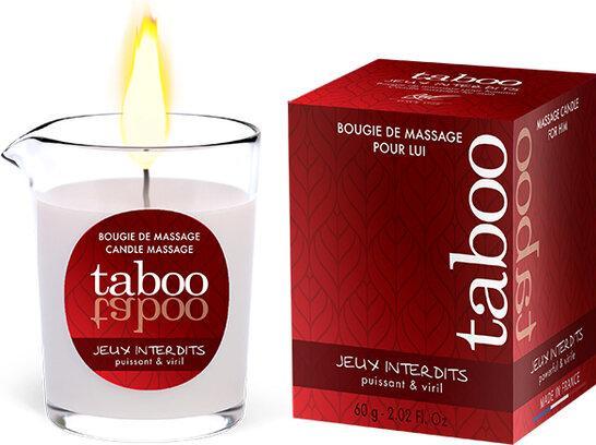 Actual product image Ruf Taboo Candle Massage Men Jeux Interdits Smell Lichen
