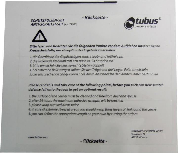 Actual product image Racktime Tube