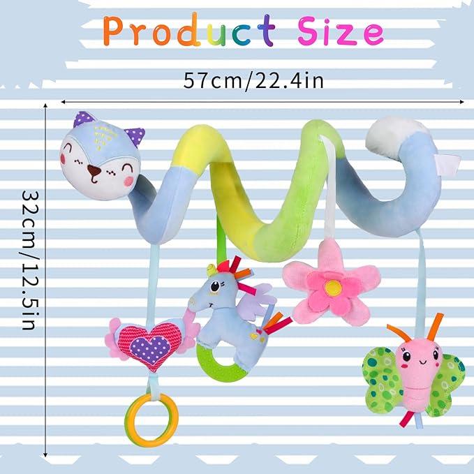 Produktbild Activity Board Baby Bett Spirale Spielzeug, Plüsch Aktivität Hanging Cradel Spielzeug, Baby Autositz Spielzeug