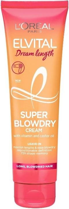 Actual product image L'Oréal Paris - Elvital Dream Length Super Blowdry Cream 150 ml (Hair paste, 150 ml)