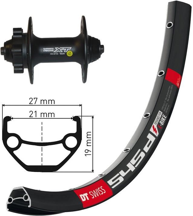 Actual product image DT Swiss DeoreXT (Front wheel, 26")