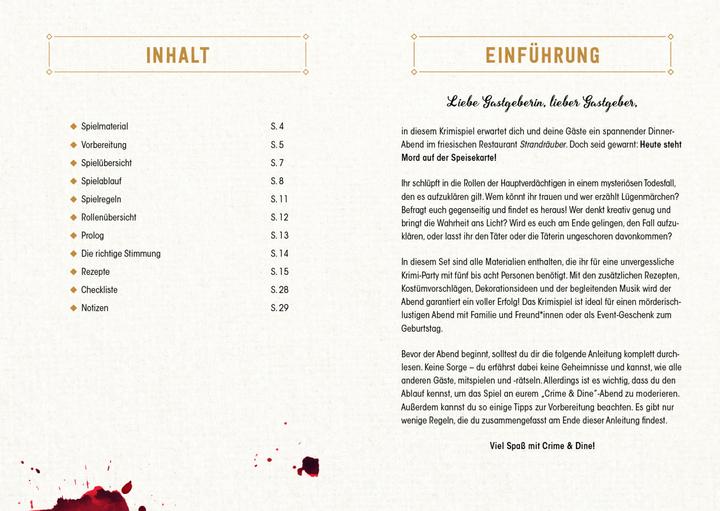 Produktbild Crime & Dine – Das Krimi-Dinner-Set: Friesenmord auf Sylt (Deutsch)
