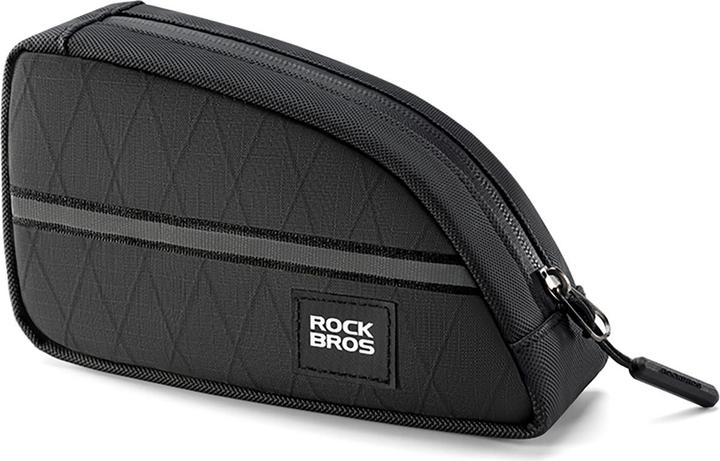Actual product image Rockbros Triangle Bike Frame Bag 0.8l - Black (0.80 l, Frame bag)