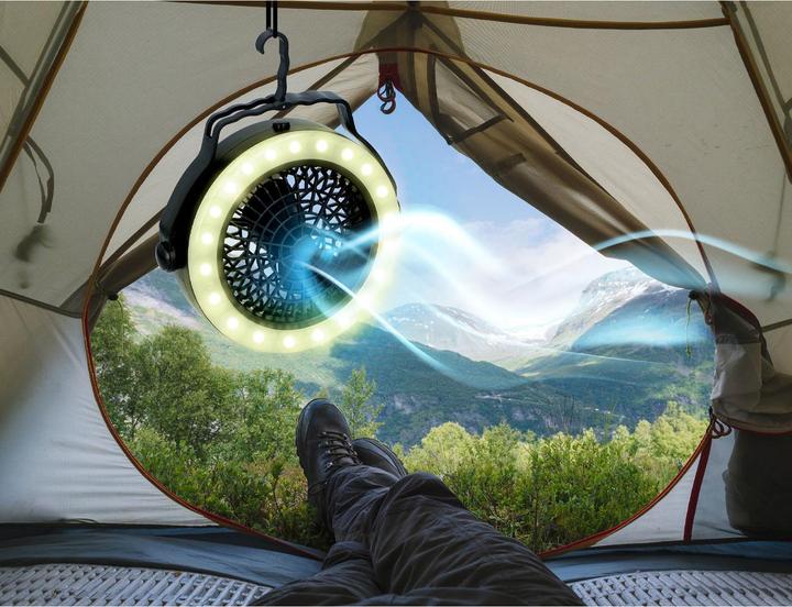 Image du produit Grundig Lampe de camping avec ventilateur