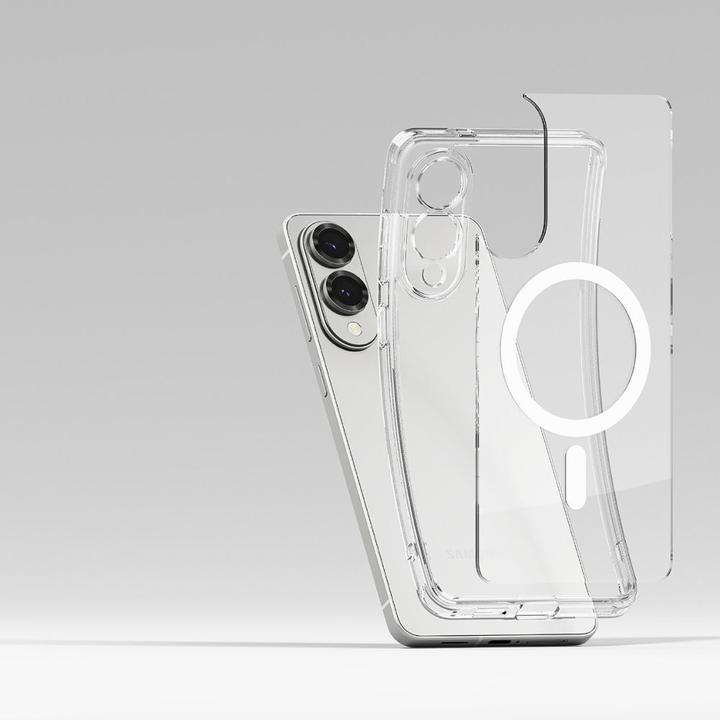 Produktbild Ringke Fusion Magnetic MagSafe Case für Samsung Galaxy S25 Edge - Transparent (Samsung Galaxy S25 Edge)