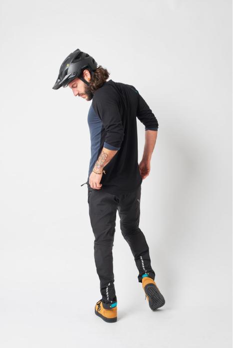 Image du produit dirtlej Pantalon Trailscout waterproof long, noir/citron vert, XL (XL)