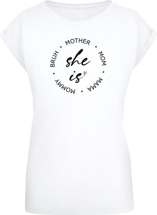 Immagine prodotto Merchcode Maglietta da donna per la festa della mamma - She is - 112781 (M)