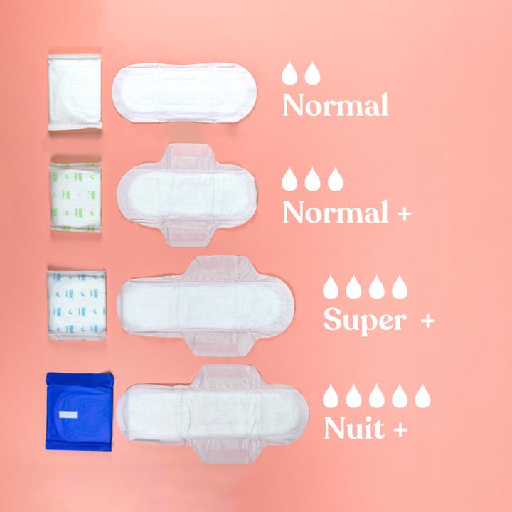 Actual product image Tadam Serviettes Dermo-Sensitive Ultra Super + (12 x, Sanitary pads)