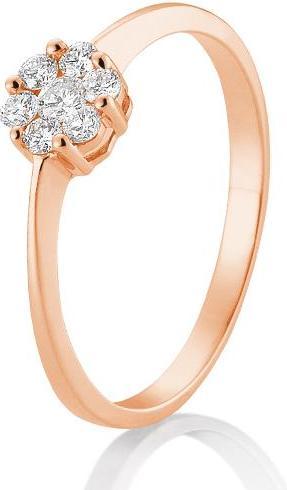 Breuning Verlobungsring Flower (57, 750/18 K Gold)