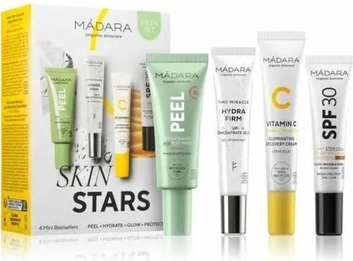 Madara Bio Natural Skin Stars 4 Mini Bestseller Set - Facial Skincare Set (Gesichtspflege set)