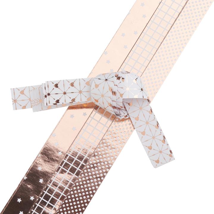 Actual product image Gebrüder Bertels Paper strips "X-mas Roségold", 15mm, 24 strips (24 x)