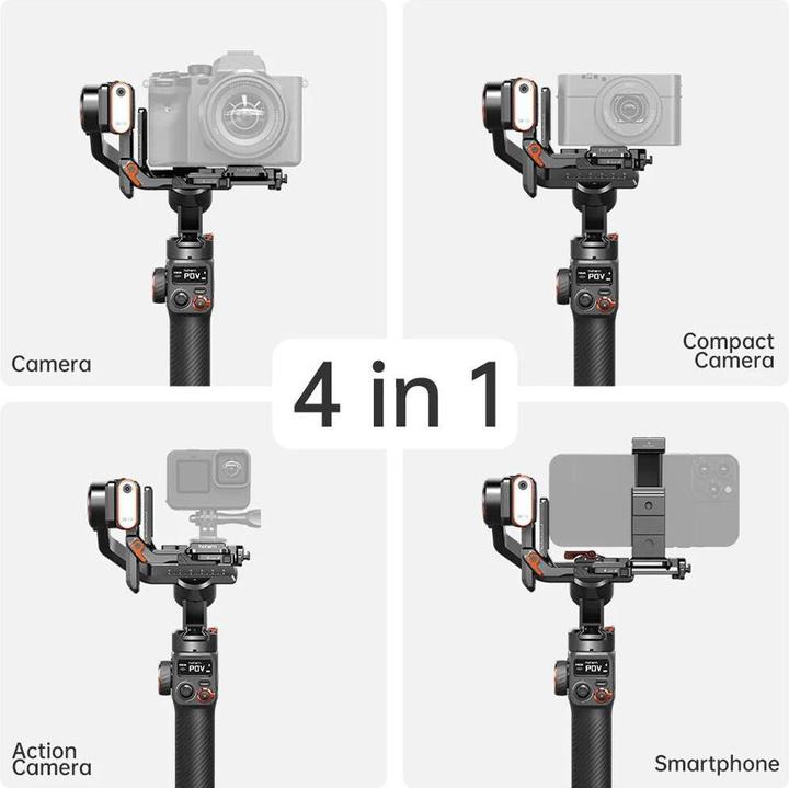 Produktbild Hohem iSteady MT2 Kit (Actionkamera, Kompaktkamera, Spiegelreflexkamera, Smartphone, 1.20 kg)