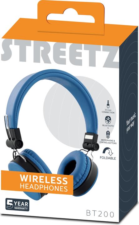 Produktbild Streetz BT200 (keine Geräuschunterdrückung, 120 h, Kabellos, Kabelgebunden)
