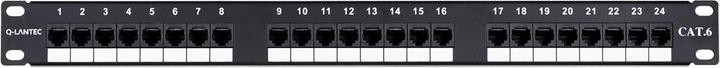 Actual product image Alantec Patchpanel UTP Cat.6 19 inch 1U 24xRJ45 LSA