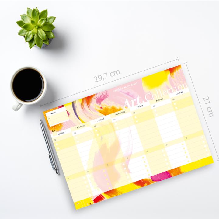 Actual product image Wirth:Sunshine in my Heart notepad 2