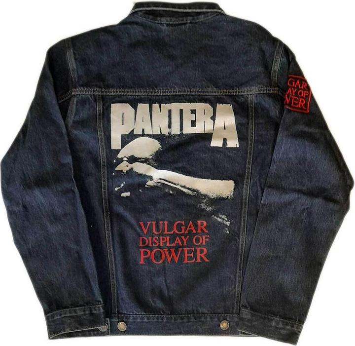 Actual product image Pantera Vulgar Display Of Power Denim Jacket Washed (XL)