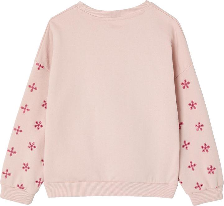 Actual product image Vertbaudet Mädchen Sweatshirt mit Lochmuster, Recycling-Polyester (140)