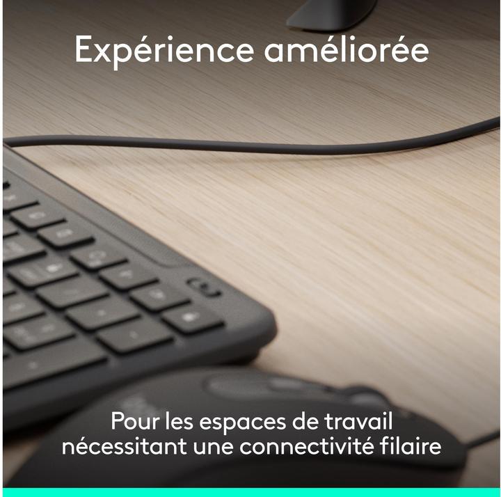 Actual product image Logitech MK620 Combo for Business (CH, Cable)