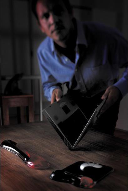 Produktbild Kensington Leitz Duo Mouse pad with gel wrist rest red black