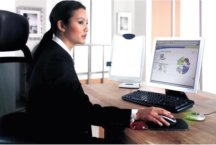 Produktbild Kensington Leitz Duo Mouse pad with gel wrist rest red black