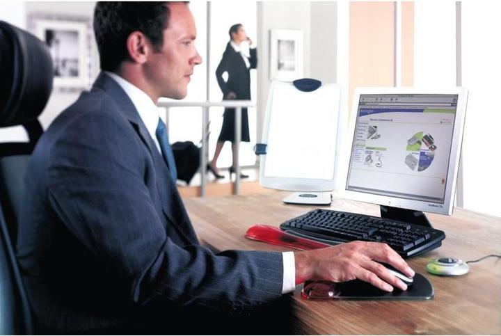 Produktbild Kensington Leitz Duo Mouse pad with gel wrist rest red black