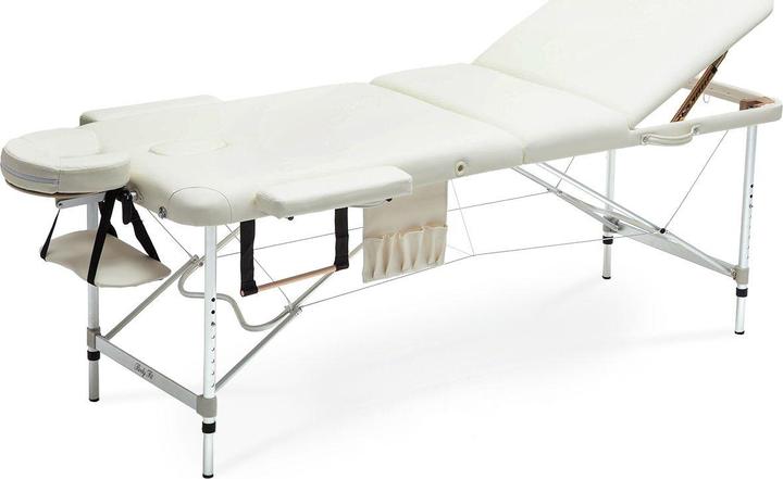 Immagine prodotto Body Fit tavolo, lettino da massaggio 3 sezioni alluminio beige XXL