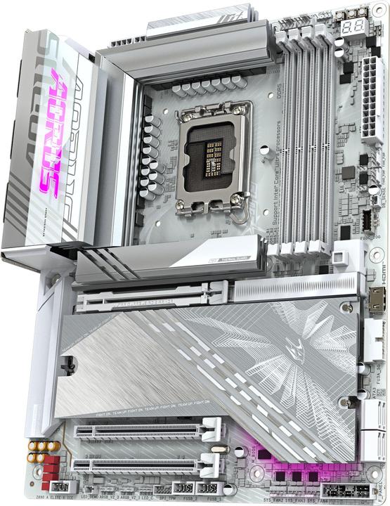 Actual product image Gigabyte Z890 AORUS Elite X ICE (LGA 1851, Intel Z890, ATX)