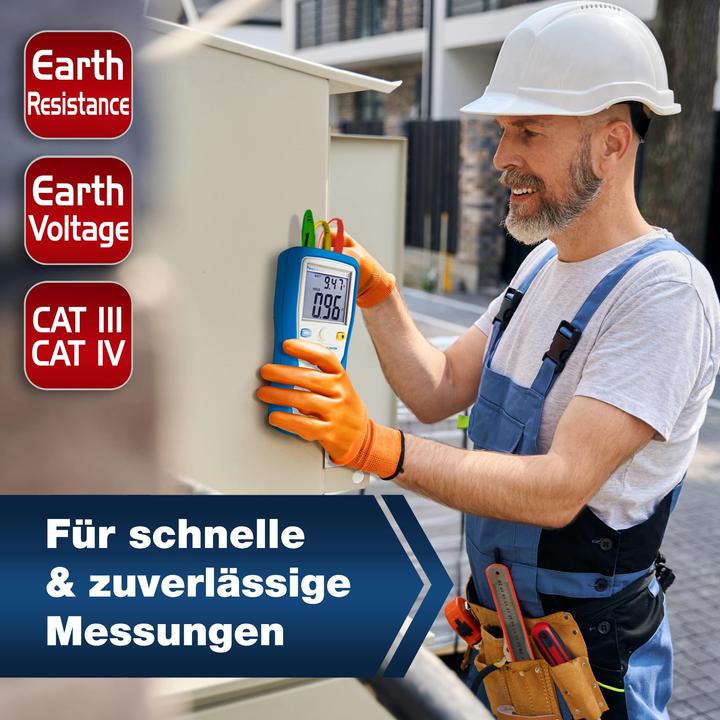 Image du produit Peaktech P 2700 Appareil de mesure de la résistance de la terre (Mallette d'instruments de mesure)