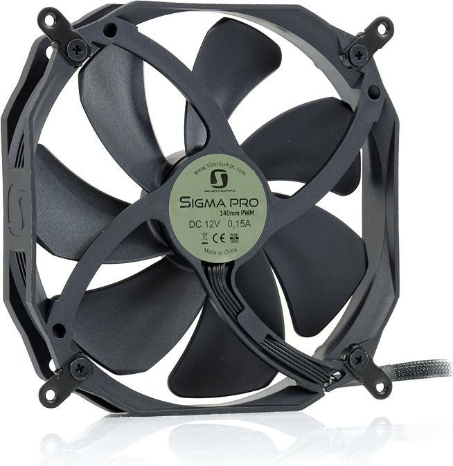 Produktbild Silentium PC Sigma Pro 140 PWM Computergehäuse Ventilator (140 mm, 1 x)