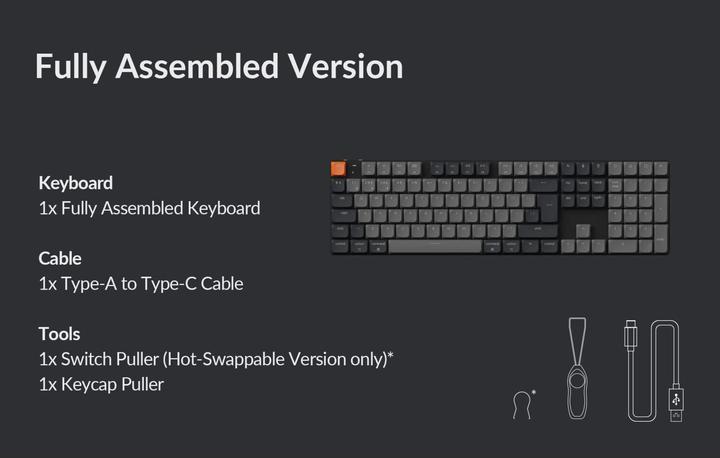 Produktbild Keychron K5 QMK V2 (CH, Kabellos, Kabelgebunden)