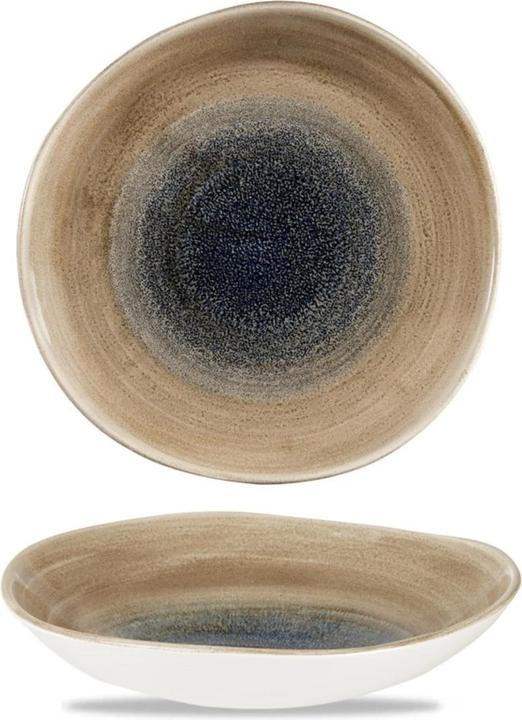 Churchill Stonecast Aqueous Bayou Organic Coupe Assiette creuse 25.3cm (1 x, 25.30 cm)