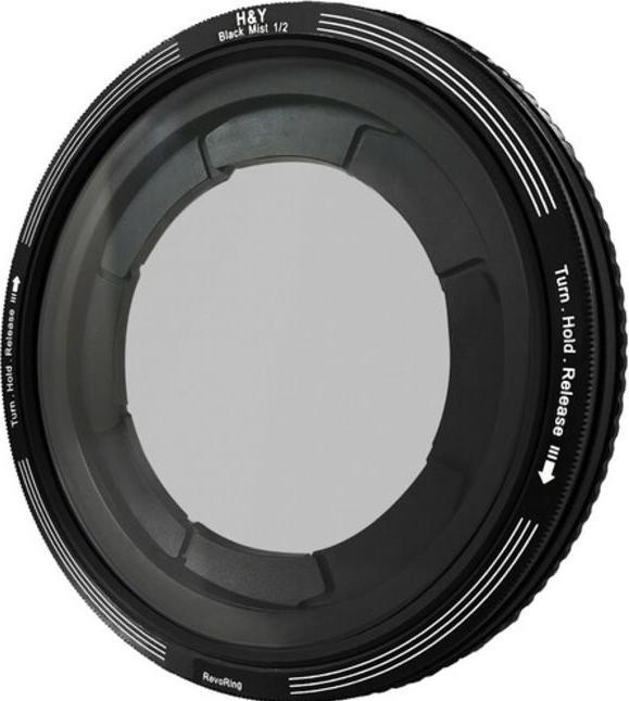 H&Y REVORING 46-62mm Black Mist 1/2 Filter (62 mm, Black Mist Filter)