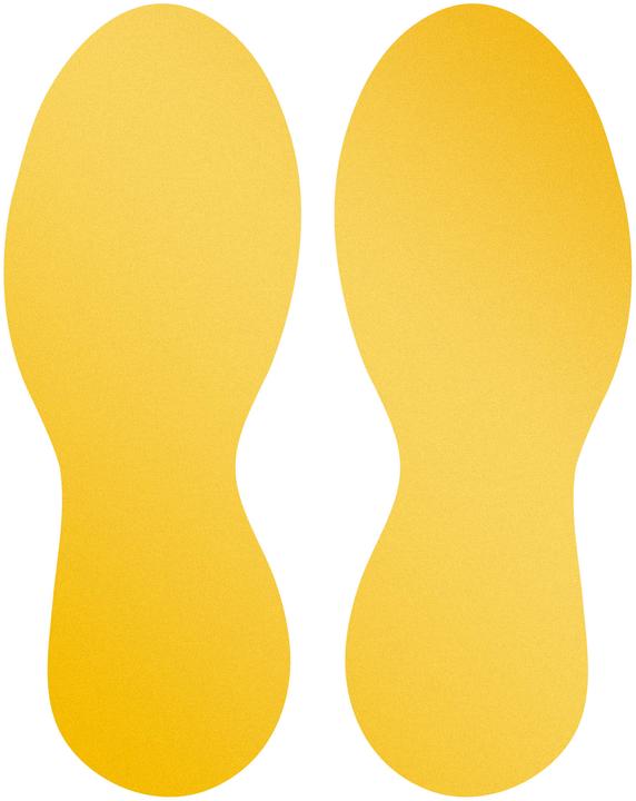 Produktbild Durable Hinweisaufkleber für den Boden Form