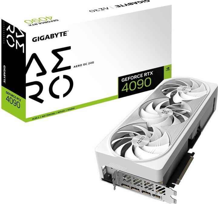 Actual product image Gigabyte RTX4090 AERO OC GDDR6X HDMI 3xDP (24 GB)
