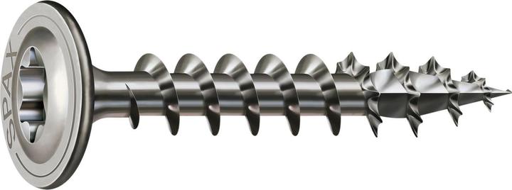 Actual product image Spax Plate head screw R 88193 w.point/T-STAR TG 8 x 50/46-T40 A 2 (50 Screws per piece)