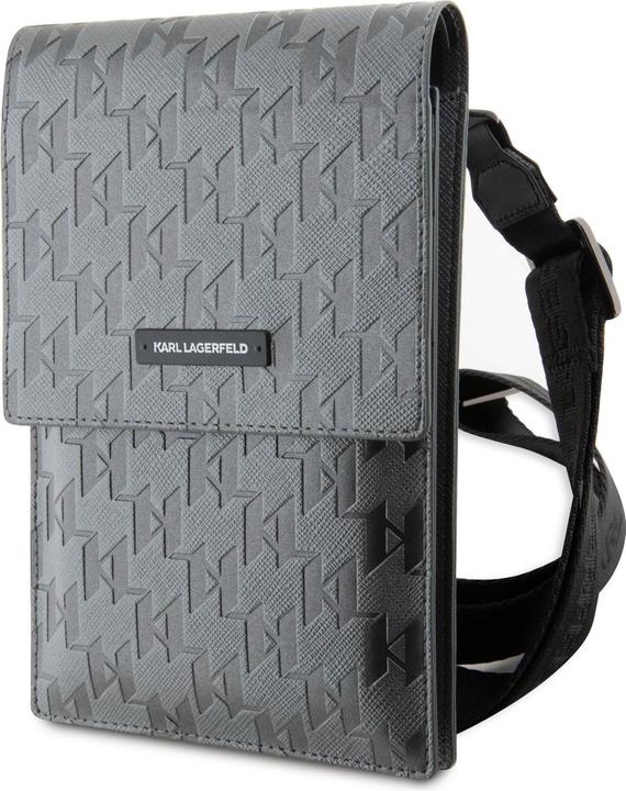 Produktbild Karl Lagerfeld Torebka KLWBSAMSMG srebrny/silver Saffiano Mongram Plaque