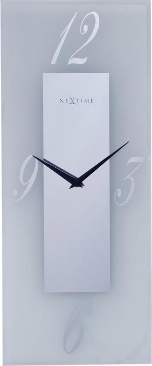 Actual product image Nextime Wall Clock Dali Transparent/White