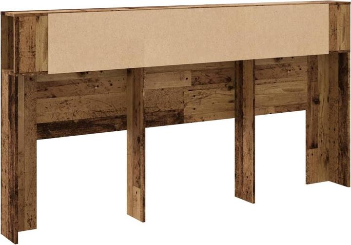 Actual product image VidaXL Bed headboard with shelves look