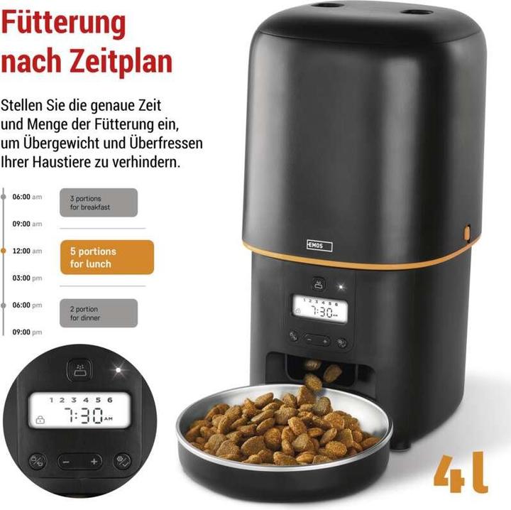 Actual product image Emos PET CARE FEEDER 4L PET-101 (4000 ml)