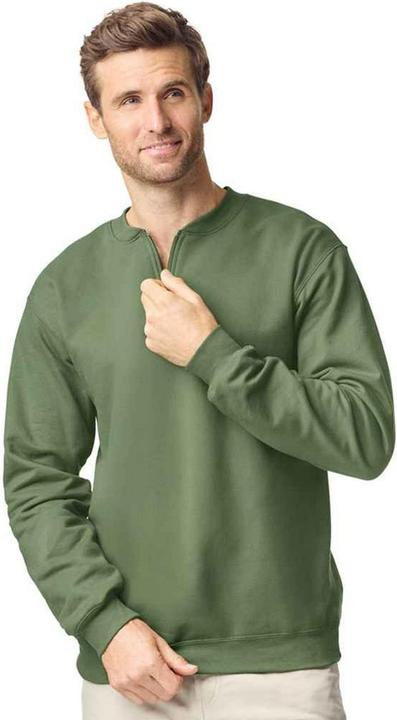 Produktbild Gildan Softstyle Sweatshirt mit kurzem Reissverschluss (L)