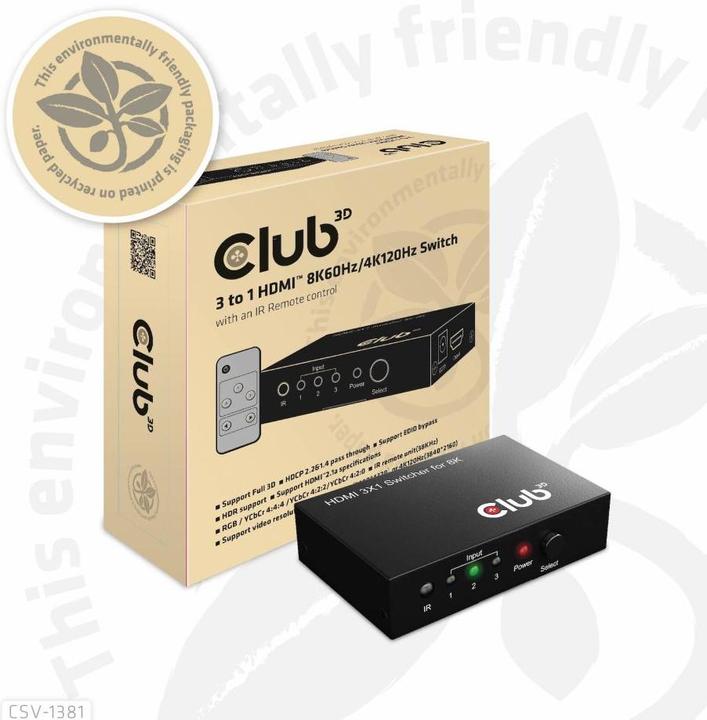 Produktbild Club 3D KVM Switch