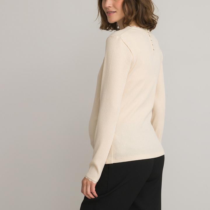 Produktbild La Redoute Collections Rundhalsshirt für die Schwangerschaft (XL)
