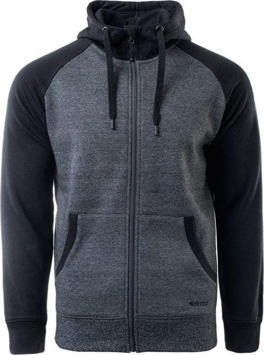 Hi-Tec men's sweater Selan Dark Gray Melange