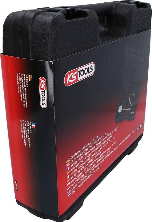Produktbild KS Tools Öldruck-Prüfgerät, 12-tlg, 0-10bar