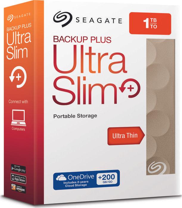 Actual product image Seagate Backup Plus Ultra Slim (1 TB)