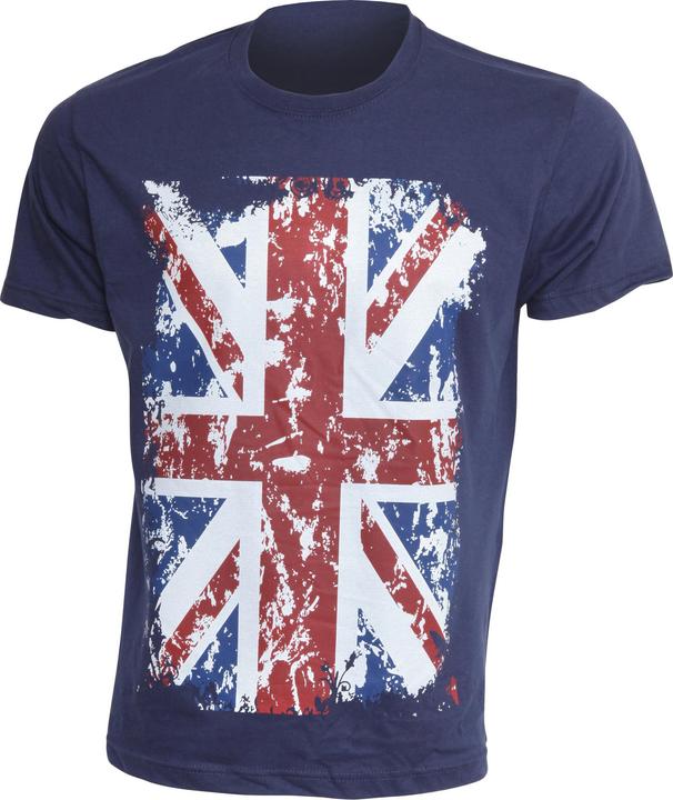 Produktbild Universal Textiles Freizeit TShirt mit UnionJackAufdruck kurzärmlig 100% Baumwolle (98, 102)