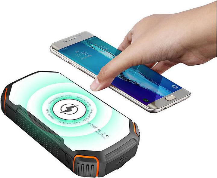 Produktbild Revolt Solar-Powerbank mit 20 Ah (20000 mAh, 15 W, 74 Wh)