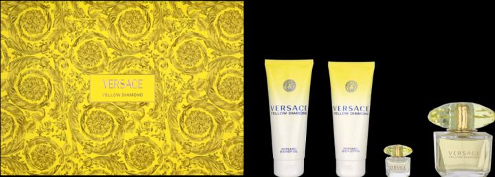 Produktbild Versace Yellow Diamond Spring 2024 Eau de Toilette 90 / Body Lotion Body Smoother / Mini (Parfum set)